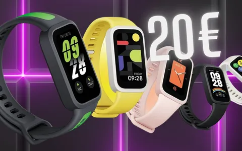 Solo 20€ per Xiaomi Smart Band 9 Active con 50 profili sport e 18gg di autonomia