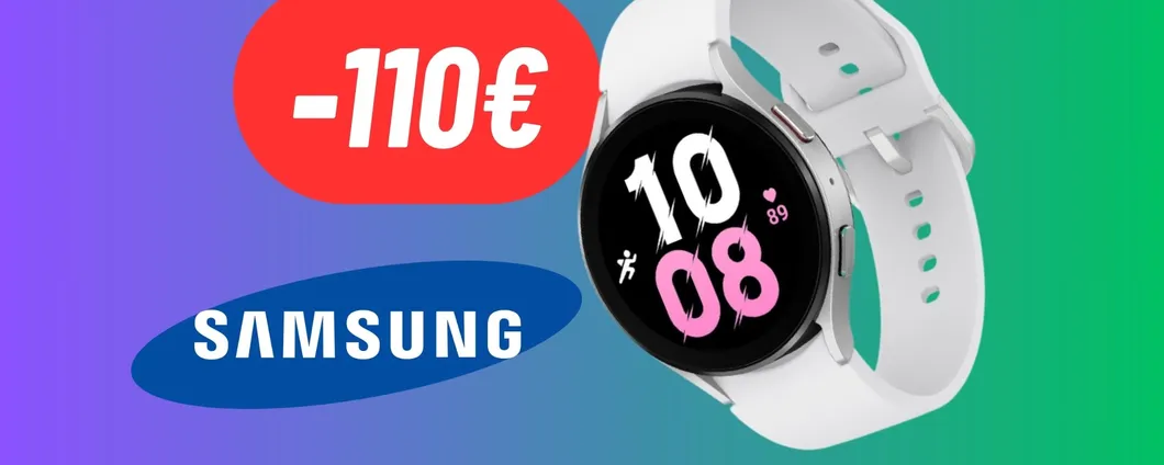RISPARMIA 110€ sullo Smartwatch Samsung: eleganza e funzionalità! (-33%)