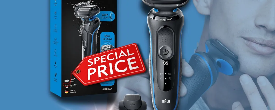 Braun Series 5 Regolabarba: il regalo che ogni uomo vuole A PREZZO OCCASIONE