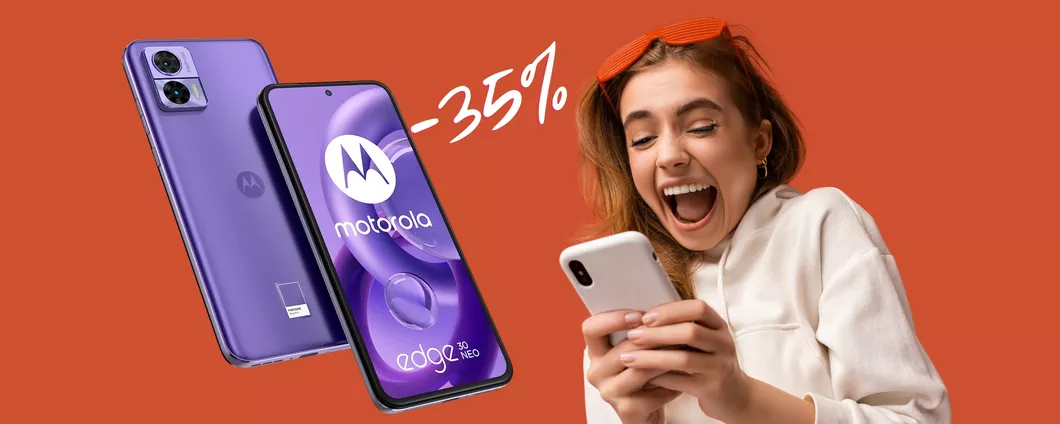 Motorola Edge 30 Neo scende al MINIMO STORICO, ora è da avere (-35%)