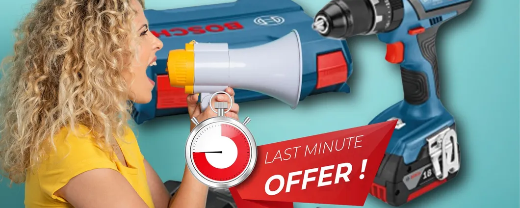 ULTIMO GIORNO per avere Bosch Trapano Avvitatore in sconto su Amazon: approfittane!