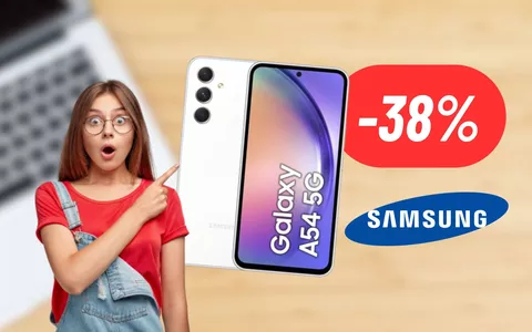 Il Samsung Galaxy A54 è SCONTATISSIMO: prezzo da Best Buy (-38%)