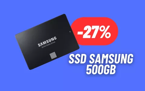 PREZZO OUTLET per l'SSD fulmineo di Samsung: SCONTO SUPER COMPETITIVO