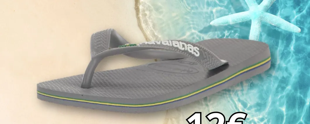 PREZZO IMPOSSIBILE: solo 12 euro per HAVAIANAS originali su Amazon per poco tempo!