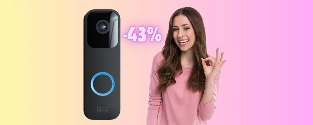 Blink Video Doorbell: il campanello smart con Alexa a MENO di 40€