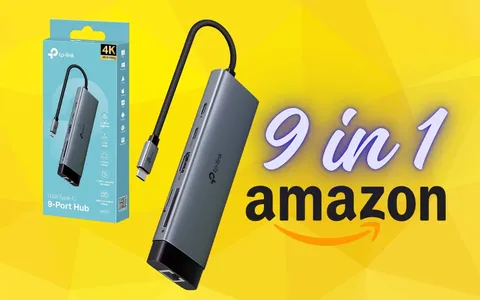 Hub TP-Link 9 in 1 per aumentare le porte del tuo computer in un attimo