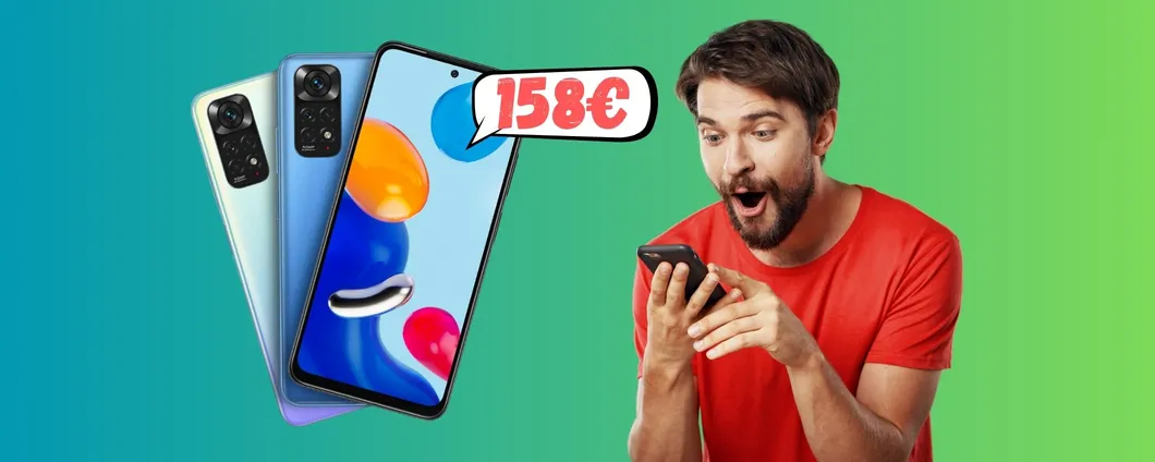 Xiaomi Redmi Note 11 a PREZZO SHOCK su Amazon (-37%)