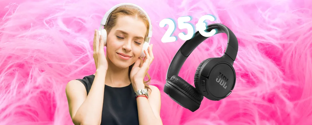 JBL Tune 510BT: cuffie wireless comode con 40h di audio e connessione multipoint