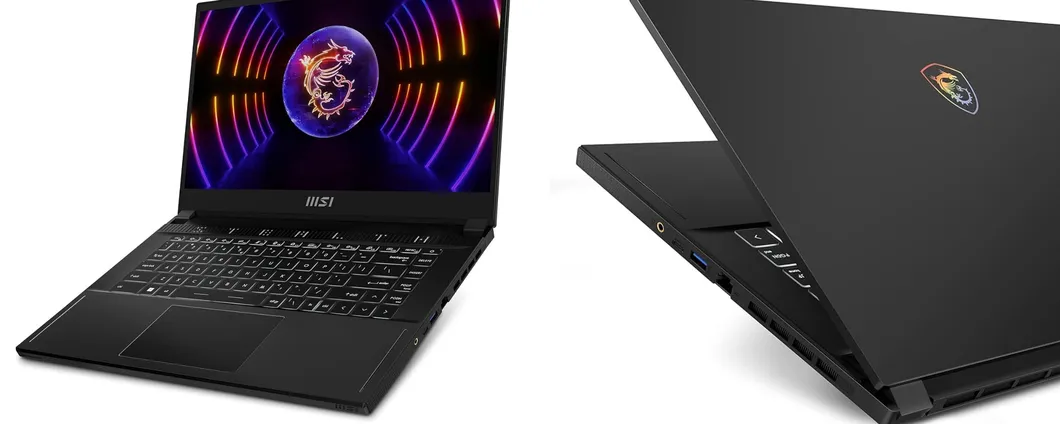 Notebook gaming MSI Stealth 15 con pannello OLED e refresh a 240Hz: sconto di 300 euro su Amazon