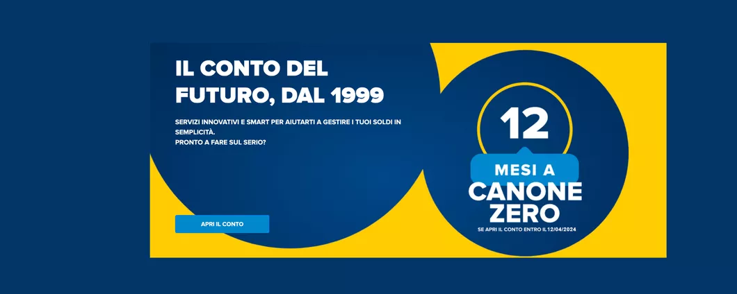 12 mesi di canone zero sul conto Fineco: aprilo ORA!