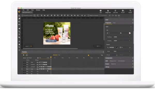 Google Web Designer: funzionalità, tutorial, vantaggi