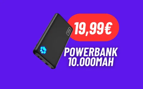 Questa powerbank da 10.000mAh è REGALATA con questo MEGA SCONTO (-41%)