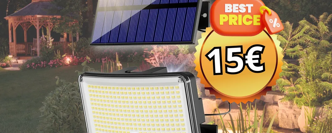 SOLO 15€ per i FARETTI SOLARI A LED da esterno: scoprili in sconto su Amazon!