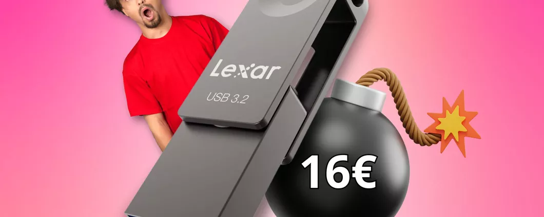 CHE BOMBA: la Chiavetta USB che si attacca allo Smartphone costa solo 18€!