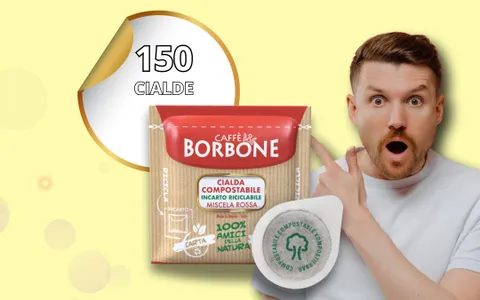 150 Cialde di Caffè Borbone: MAI COSì BASSO il prezzo finale