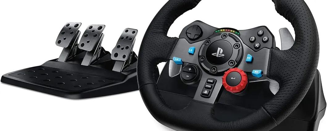 A casa come in F1 con Logitech G29: volante da corsa e pedali scontati di 170€