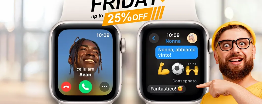 Apple Watch SE: per il BLACK FRIDAY il prezzo si fa MINUSCOLO su Amazon