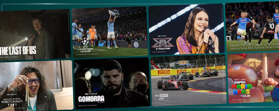 Film, serie tv, show o tutto lo sport di Sky in Streaming a partire da 6,99€/mese