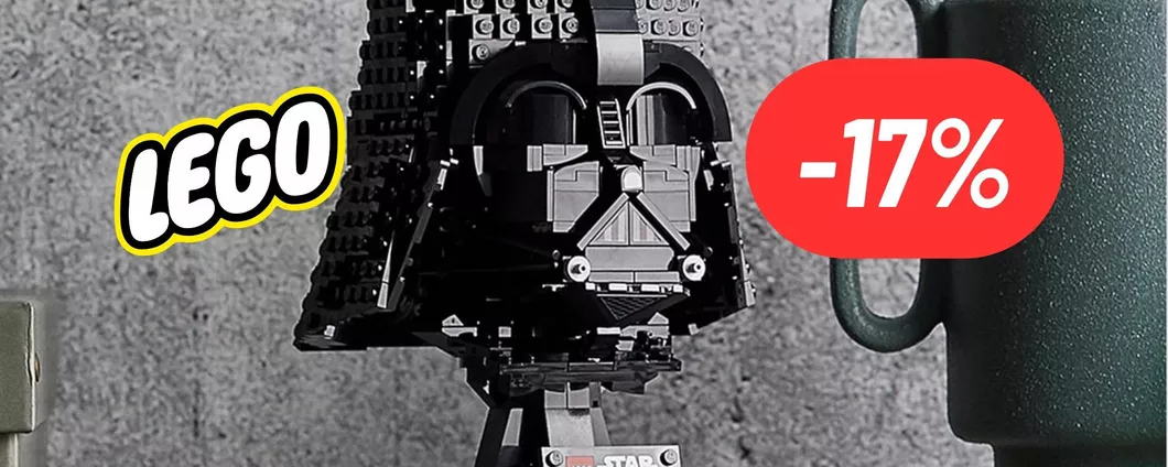 Amplia la tua collezione LEGO con il casco di Darth Vader IN OFFERTA