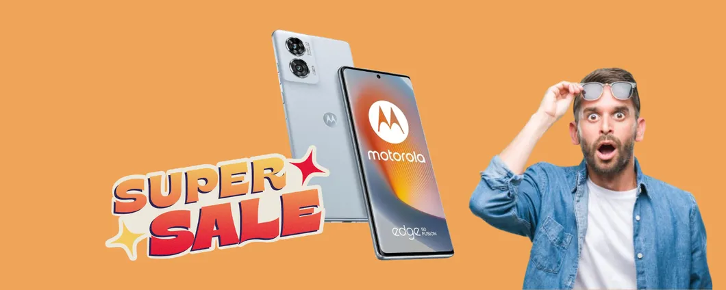 Motorola edge 50 fusion: oggi su Amazon lo paghi quasi la metà (-230€)