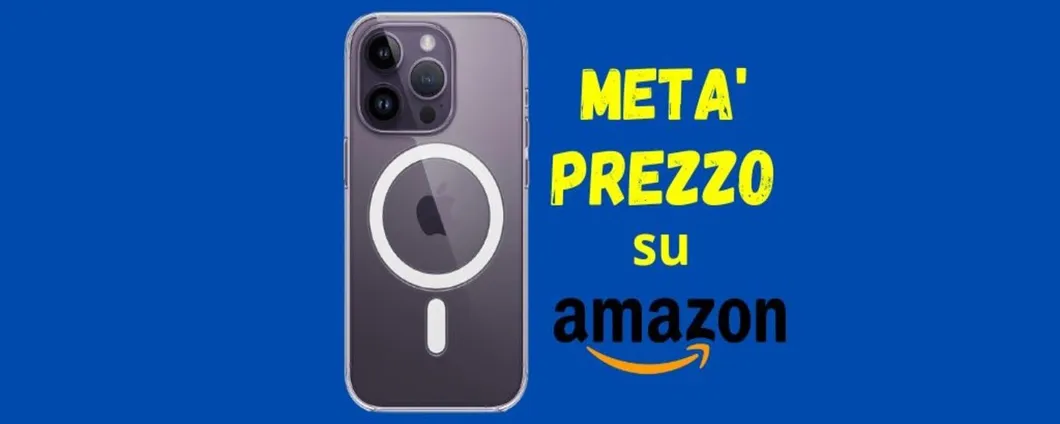 SUPER PROMO: custodia Apple MagSafe A META' PREZZO su Amazon
