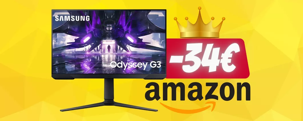 Il RE dei monitor Gaming Samsung Odyssey G3 in OFFERTA SHOCK