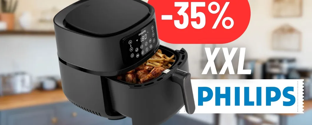 Risparmia 110€ sulla Friggitrice ad Aria XXL di Philips: cibo sano e saporito!