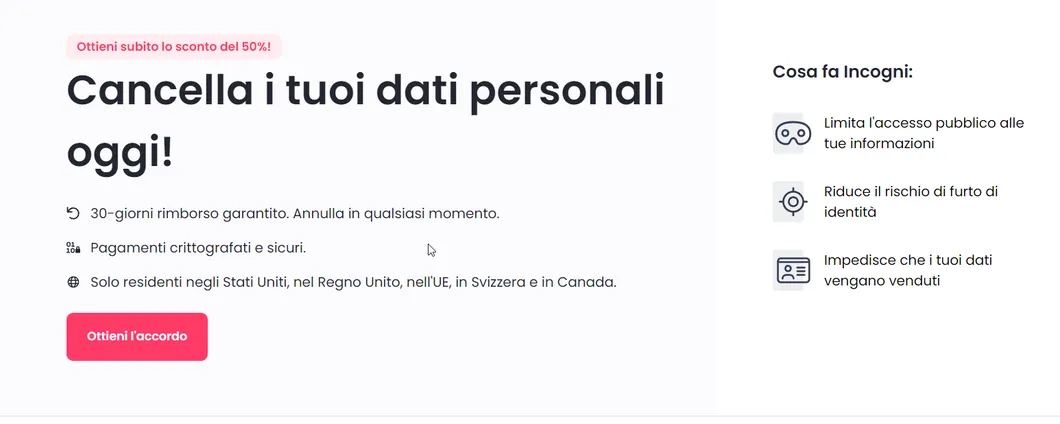 Proteggiti contro gli spyware con Incogni