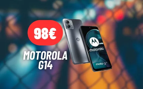 Motorola G14 ad un PREZZO RIDICOLO: 98€ su Amazon