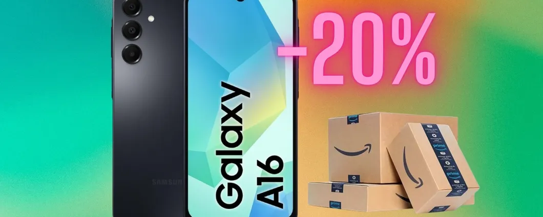 Samsung Galaxy A16: oggi a168€, è un best buy, 5G e display top