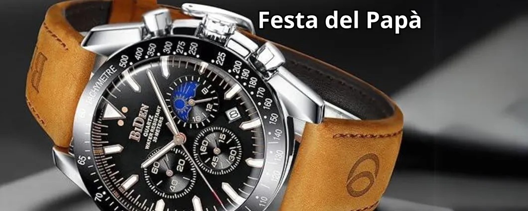 5 Orologi da Uomo per la FESTA DEL PAPà a prezzi davvero ECCEZIONALI!