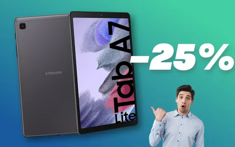 Samsung Galaxy Tab A7 Lite in OFFERTA a meno di 150€: affare fatto