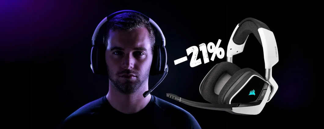 Corsair VOID ELITE: cuffie gaming EPICHE per PC e consolle (-21%)