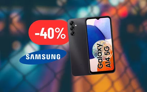 Samsung Galaxy A14 è uno smartphone ECCELLENTE: oggi è scontato del 40%