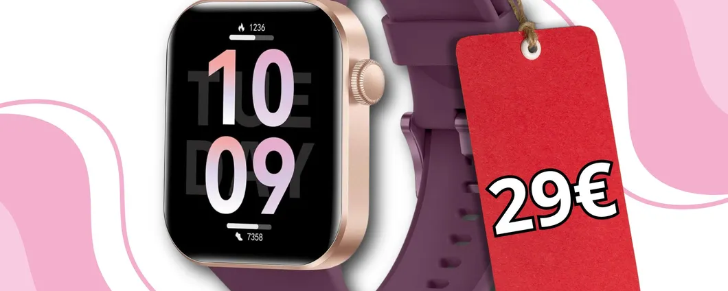 Parti per le vacanze con lo SMARTWATCH a soli 29€ per rimanere in contatto con gli amici!
