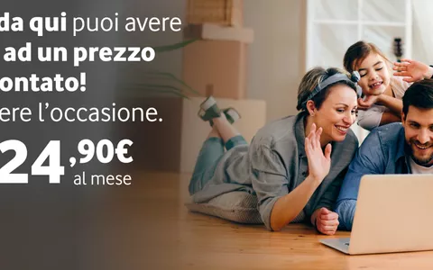 Vodafone: Fibra in Sconto a 24,90€