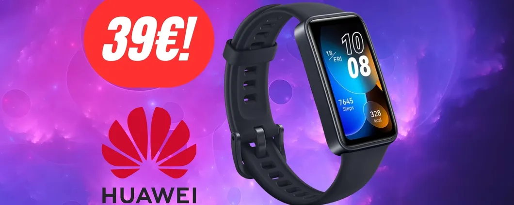 Monitoraggio dell'organismo e dei propri social a soli 39€ con il HUAWEI Band 8