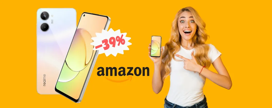 realme 10 da 128 GB è in OFFERTA su Amazon a 109€ in MENO