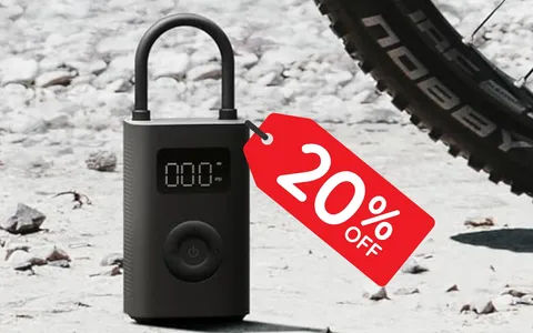Sconto imperdibile su Xiaomi Portable Electric Air Compressor 2: solo 39,90€
