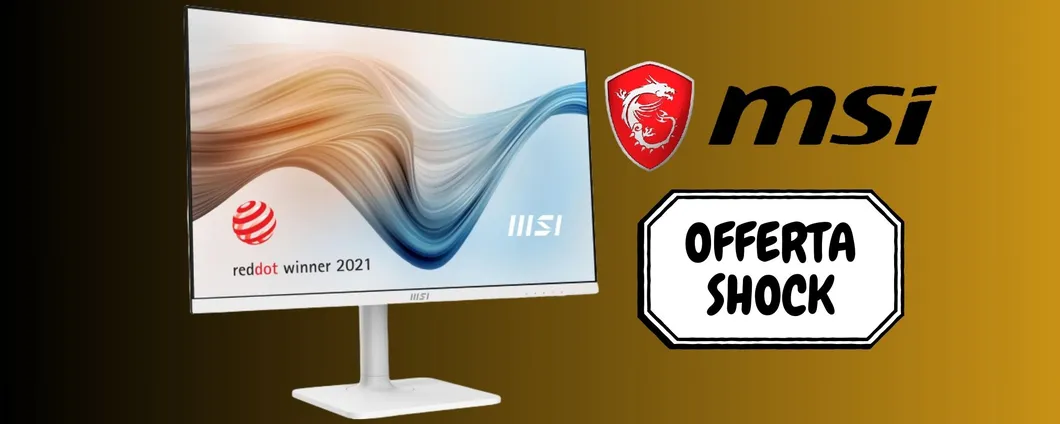 Gaming a qualità MASSIMA con il monitor MSI in PROMO su Amazon