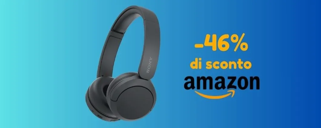 PREZZO OUTLET: cuffie Sony SCONTATE del 46% su Amazon!