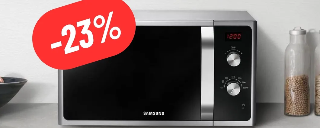Cibi pronti in pochissimo tempo con il Forno a Microonde Samsung in FORTE SCONTO