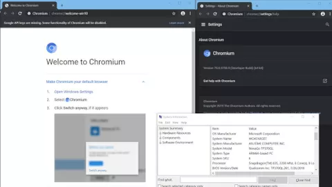 Chromium: in arrivo la versione Windows per ARM?