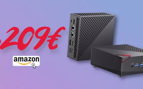 Mini PC potente e compatto: PAZZO SCONTO Amazon di oltre 200€
