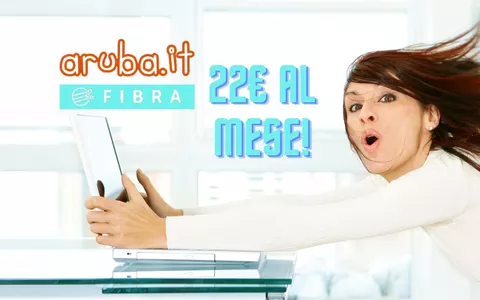 Fibra di Aruba: internet VELOCISSIMO a 22,47 euro al mese