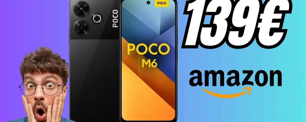 Poco M6 (Xiaomi) è in offerta per il Black Friday ad un prezzaccio