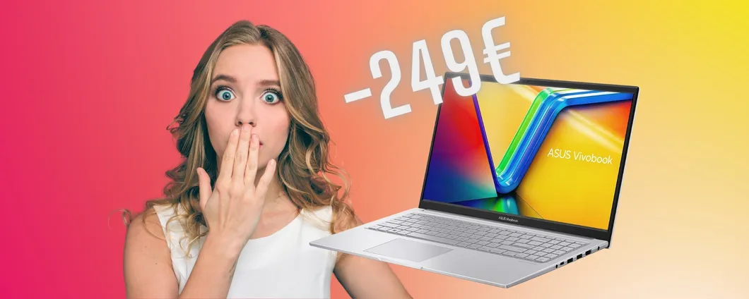 Intel Core i7, 16GB RAM e SSD 512GB: ASUS Vivobook 15 è una bomba