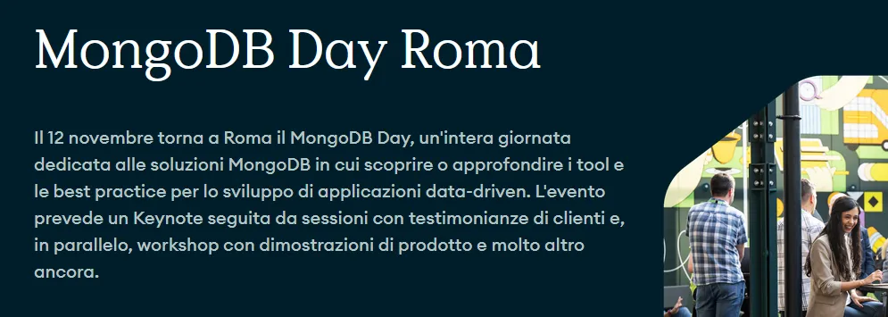 MongoDB Day Roma, 12 novembre 2024