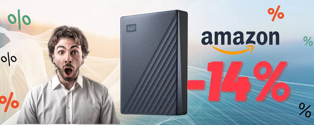 5TB Sempre con te grazie all'Hard Disk portatile WD da OGGI in OFFERTA!