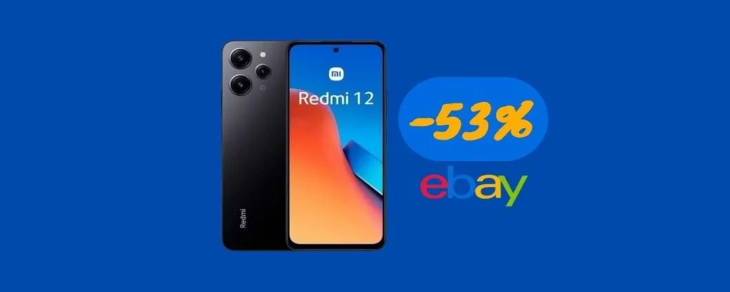 Xiaomi Redmi 12 su eBay A META' PREZZO (-53% di sconto)